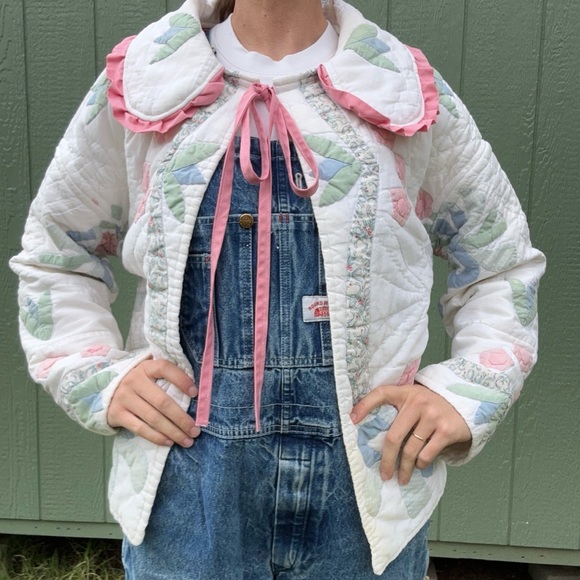 Handmade Antique Quilt Coat - Picture 3 of 10